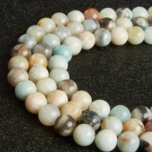 Load image into Gallery viewer, 60pcs 6mm Natural Amazonite Beads Gemstone Beads Round Loose Beads for Jewelry Making
