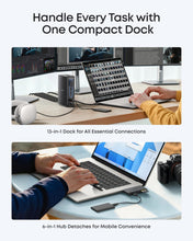 Load image into Gallery viewer, Anker Nano Laptop Docking Station, 13in1 Dock with Detachable 6in1 USBC Hub
