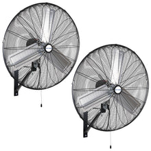 Load image into Gallery viewer, BILT HARD 9500 CFM 30 in. High Velocity Industrial Wall Fan, 3-Speed Wall Mount Oscillating Fan, Heavy Duty Air Circulator for Garage, Commercial, Warehouse, Factory, Workshops and Jobsites, 2 Pack
