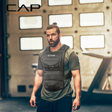 Load image into Gallery viewer, CAP Barbell Adjustable Weighted Vest, 50 lb, Black
