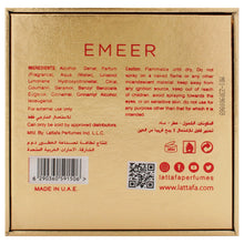 Load image into Gallery viewer, Lattafa Emeer Eau de Parfum Spray for Unisex, 3.4 Ounce
