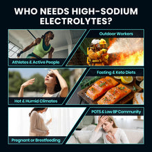 Load image into Gallery viewer, Venture Pal High Sodium Sugar-Free Electrolyte Powder Packets - Hydration Packets with Sodium, Potassium &amp; Magnesium | Zero Calories | Keto, Vegan, and Paleo Friendly | 16 Sticks
