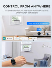 Load image into Gallery viewer, Midea 12,000 BTU U Shaped Smart Inverter Window Air Conditioner - Cools 550 Sq Ft, Ultra Quiet with Open Window Operation - Alexa/Google Assistant Compatible, 37% Energy Savings, Remote (2026 Edition)
