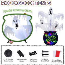 Load image into Gallery viewer, 8FT Halloween Inflatables Outdoor Decorations Scary Large Ghost Decor
