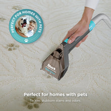Load image into Gallery viewer, Shark StainStriker Portable Carpet &amp; Upholstery Cleaner w/on board self cleaning - Spot, Stain, &amp; Odor Eliminator, Includes 2 Cleaning Tools &amp; 2 Cleaning Solutions, Charcoal, PX221BRN

