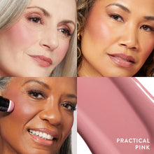 Load image into Gallery viewer, LAURA GELLER NEW YORK Serum Blush Tint, Lightweight Liquid Blush for Cheeks, Weightless Watercolor Sheer Finish, Practical Pink
