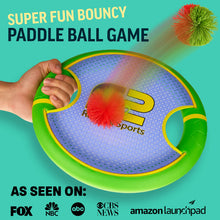 Load image into Gallery viewer, Frisbees for Kids Bouncy Paddles: Gifts for Boys &amp; Gift Ideas for Kids 2023 - Kids Sports Gifts &amp; Sports Games for Boys 8-12 Toss &amp; Catch Games &amp; Yard Toys Outdoor Games for Kids with Stringy Balls
