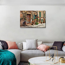Load image into Gallery viewer, Tuscan Wall Art Italian Streets of Old Mediterranean Canvas Wall Art Painting The Picture Print On Canvas Architecture Pictures for Home Decor Decoration Gift
