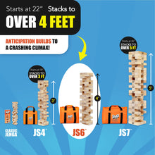 Load image into Gallery viewer, Jenga Giant - Hardwood Blocks - Stacks to Over 4 Feet - Officially Licensed - JS6
