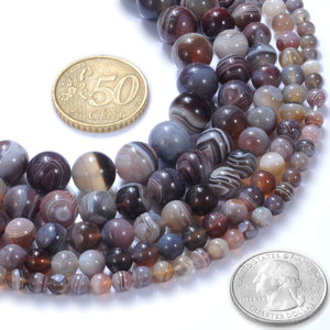 Natural Stone Beads 6mm Persian Agate Stone Round Loose Beads Crystal Energy Stone Healing Power for Jewelry Making DIY,1 Strand 15"