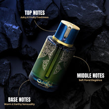 Load image into Gallery viewer, PERENNIX Blueberry Musk Eau de Parfum - Long Lasting Unisex Cologne for Men and Women, Rich &amp; Sensual Fragrance Spray - Bold Fruity &amp; Floral Scent with Woody Base - 100 ml / 3.4 Fl Oz
