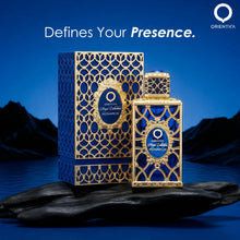 Load image into Gallery viewer, Orientica Royal Collection Monarch Eau De Parfum 2.7 Oz / 80ml - Pink Pepper, Mandarin, Bergamot, Dry Amber, Pear Tree Blossoms, Lily of the Valley, Ambergris, Musk - Arabic Perfume for Men &amp; Women
