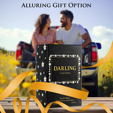 Load image into Gallery viewer, Darling for Women Eau De Parfum- Floral &amp; Woody Fragrance - Top Notes of Gardenia, Violet Petals &amp; Jasmine - Powdery Soft Dry Down of White Woods, Vanilla &amp; Musk as Base - Elegant 100ml Bottle
