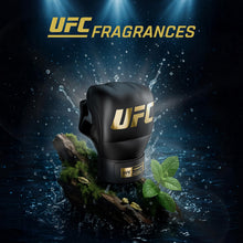 Load image into Gallery viewer, UFC Takedown - Cologne for Men - Long Lasting Marine Amber Scent - Perfume for Men with Mint Pepper Patchouli Notes in UFC Glove Bottle - 3.4 oz.
