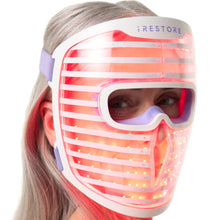 Load image into Gallery viewer, iRestore LED Face Mask for Youthful Skin, Red Light Therapy for Face, Red, Blue &amp; Infrared Therapy for Wrinkles, Fine Lines, Dark Spots with 360 LEDs, Skincare Device for Women &amp; Men
