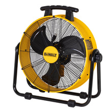 Load image into Gallery viewer, DEWALT 20 Inch Floor Fan, 180° Adjustable Tilting Drum Fan DXF2042
