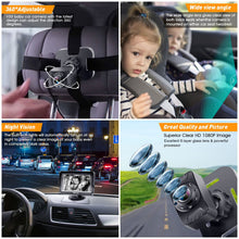 Load image into Gallery viewer, DoHonest Baby Car Camera HD 1080P - Rear-Facing Car Baby Monitor with Night Vision, Adjustable View Angle, Easy Setup, Anti-Glare Display, Safety for Kids &amp; Infants
