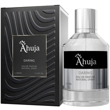 Load image into Gallery viewer, AHUJA Daring Eau de Parfum Cologne for Men 3.4 fl oz - Men Fragrance - Long Lasting Perfume for Men Original Bold Awakening Pepper &amp; Citrus- Geranium &amp; Patchouli -Luxury Scent Gift for Men EDP
