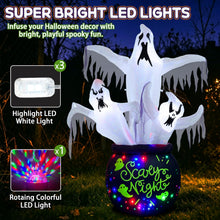 Load image into Gallery viewer, 8FT Halloween Inflatables Outdoor Decorations Scary Large Ghost Decor
