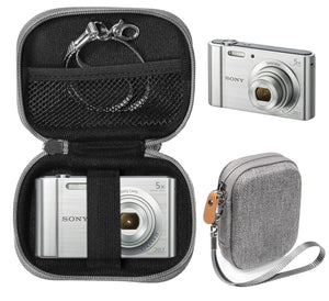 WGear Digital Camera Case for CAMKORY, Fulealfly, Lecran, Sony W800/S, DSCW830; Canon PowerShot ELPH360 HS/ 360/350 HS/350/310/190/180; Kodak PIXPRO Friendly Zoom FZ43, FZ53-BL; Nikon COOLPIX L32