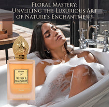 Load image into Gallery viewer, Prince Parfums Dubai - Story of Freesia Magnolia For Women - 3.4 Ounces - Extrait de Parfum - Delicate Bouquet of Freesia, Magnolia - Essence of Femininity &amp; Beauty
