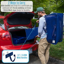 Load image into Gallery viewer, VENO 6 Pack Moving Bags w/Backpack Straps, Moving Boxes &amp; Storage Bins Alternative, Packing Supplies, Camping Accessories Totes for Storage, Dorm Room Essentials Storage Bags (Blue, 6 Pack)
