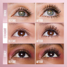 Load image into Gallery viewer, Maybelline Lash Sensational Sky Tubes Tubing Mascara, Extension-Like Lengthening Mascara, 24HR Eye Makeup with Shea Butter &amp; Castor Oil, Very Black, 1 Count
