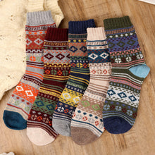 Load image into Gallery viewer, Pleneal Wool Socks for Women - Womens Winter Warm Wool Sock Men Cozy Knit Boots Socks for Women
