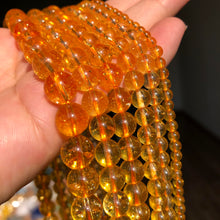 Load image into Gallery viewer, Songxi Beads 6mm Natural Citrine Beads for Jewelry Making 15inches Gemstone Beads for Bracelet Jewelry Bracelet Making ﻿
