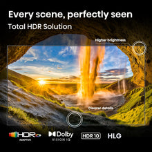 Load image into Gallery viewer, Hisense 85" E7 Cinema Series Hi-QLED Mini-LED 4K UHD Smart Fire TV (85E7SF, 2026 NEW) - Native 144Hz, AI Picture, Dolby Vision IQ · Atmos, FALD, HDR10+ Adaptive, MEMC, Alexa+
