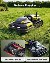 Load image into Gallery viewer, YARBO Robot Lawn Mower Pro with Modular Design for Large Yard up to 6 Acres, Perimeter Wire Free APP Control Robotic Lawnmower with 0.8"-4.0" Cutting Height, AI Vision &amp; RTK for Navigation

