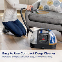 Load image into Gallery viewer, Bissell Little Green Pet Deluxe Portable Carpet Cleaner and Car/Auto Detailer, 3353, Gray/Blue

