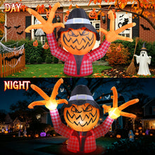 Load image into Gallery viewer, GIFTFIND Halloween Inflatable Pumpkin Monster with Fingers Decorations
