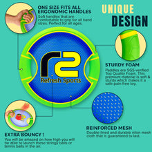 Load image into Gallery viewer, Frisbees for Kids Bouncy Paddles: Gifts for Boys &amp; Gift Ideas for Kids 2023 - Kids Sports Gifts &amp; Sports Games for Boys 8-12 Toss &amp; Catch Games &amp; Yard Toys Outdoor Games for Kids with Stringy Balls
