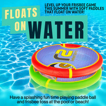 Load image into Gallery viewer, Frisbees for Kids Bouncy Paddles: Gifts for Boys &amp; Gift Ideas for Kids 2023 - Kids Sports Gifts &amp; Sports Games for Boys 8-12 Toss &amp; Catch Games &amp; Yard Toys Outdoor Games for Kids with Stringy Balls
