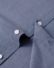 Load image into Gallery viewer, Alimens &amp; Gentle Mens Dark Blue Button Down Shirts Long Sleeve Dress Shirt Work Oxford Shirt with Pocket,Navy,Large
