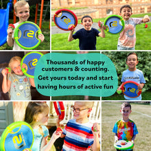 Load image into Gallery viewer, Frisbees for Kids Bouncy Paddles: Gifts for Boys &amp; Gift Ideas for Kids 2023 - Kids Sports Gifts &amp; Sports Games for Boys 8-12 Toss &amp; Catch Games &amp; Yard Toys Outdoor Games for Kids with Stringy Balls
