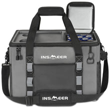 Load image into Gallery viewer, INSMEER Soft Cooler Bag with Hard Shell &amp; 2 Cup Holders, Portable 40L/70 Cans Collapsible Cooler Bags Insulated with Leakproof for Travel, ice chests and Cooler Lunch Box for Beach Camping Picnic
