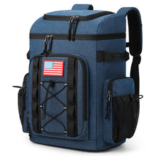 Load image into Gallery viewer, Maelstrom Backpack Cooler,Soft Lightweight Leakproof Cooler Backpack,35 Can Insulated Cooler Bag,Keeps 35 Cans Hot/Cold for Up to 16 Hours,Waterproof Lunch Backpack for Men Women-Blue
