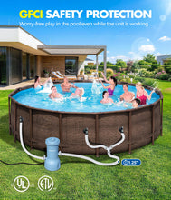 Load image into Gallery viewer, KimFilter Pro Series 1000 GPH Above Ground Pool Filter Pump, Powerful Pool Cartridge Filter Pump, Water Circulation and Filtration System -Improved Water Clean &amp; Clarity, Pools Pumps Above Ground-Blue

