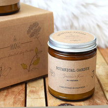 Load image into Gallery viewer, Aromatherapy Organic Jasmine &amp; Rose Natural Soy Wax Candle | Dry Flowers Scented | 100% Pure Essential Oil | Gift for Your Partner | Home Decor | Relax Your Mind | Long Lasting - 9Oz
