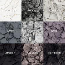 Load image into Gallery viewer, ColourPop Blowin' Smoke Eyeshadow Palette - Silver &amp; Smokey Eye Eyeshadow Palette with Metallic &amp; Matte Finishes - High-Pigment Eye Makeup with Long-Wearing Formula (0.3 oz)
