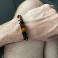 Load image into Gallery viewer, BOEYCJR Colorful Tiger Eyes Natural Stone Beads Bangles &amp; Bracelets Handmade Jewelry Energy Bracelet for Women or Men
