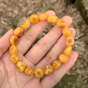 100% natural baltic amber bracelet Jewelry Genuine Charm Bracelets Cute/Romantic Women