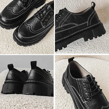 Load image into Gallery viewer, STRONGSHEN Men Casual Leather Shoes Thick Soled Formal Shoes Fashion Handmade Brogue Business Shoes Oxford Zapatos Hombre
