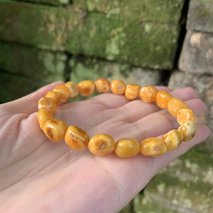 100% natural baltic amber bracelet Jewelry Genuine Charm Bracelets Cute/Romantic Women
