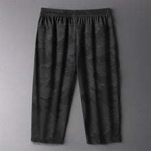 Load image into Gallery viewer, Summer Korean Fashion Breathable Thin Ice Silk Quick-Drying 7-Point Trousers Men'S Casual Loose Sports Camouflage Shorts Pants
