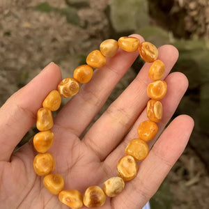 100% natural baltic amber bracelet Jewelry Genuine Charm Bracelets Cute/Romantic Women