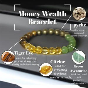 1PS Fashion bracelets men son boy Gifts For Brothers Dream Natural Stone Gemstone charm jewelry pulseiras masculina 8mm