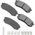 Load image into Gallery viewer, Akebono ACT606A Ultra-Premium Ceramic Rear Disc Brake Pads , GREY
